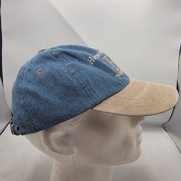 Huntington Dog Beach Preservation Society Headmaster Blue Denim Baseball Hat Cap - Picture 4 of 9